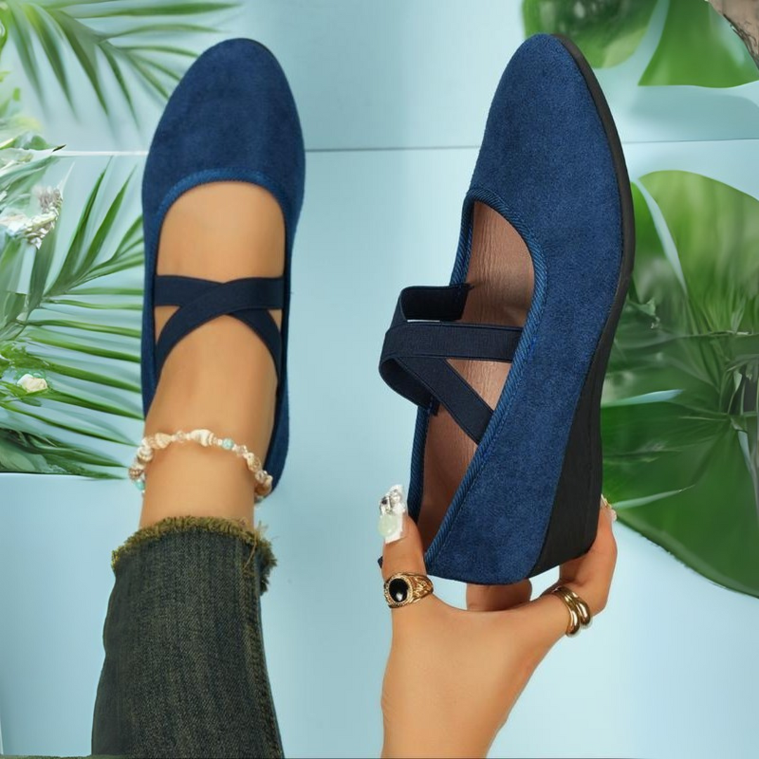 MARA - Comfy Closed Wedge Slip-On Shoes
