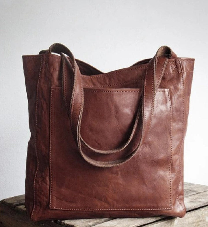 PAMELA | Classic Leather Tote