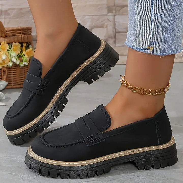 LIYA - Classic Comfortable Slip On Breathable Loafers