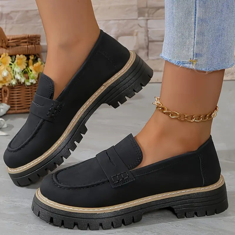 LIYA - Classic Comfortable Slip On Breathable Loafers