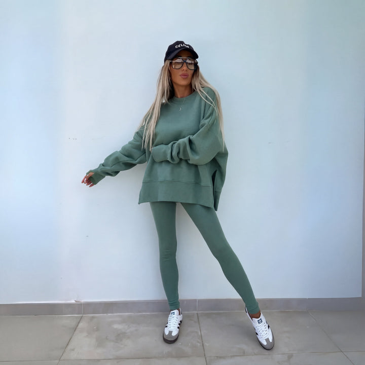 CATCHY - Long Sleeve Sweatshirt and Pants Set