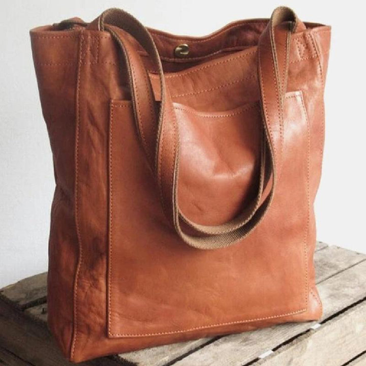 PAMELA | Classic Leather Tote