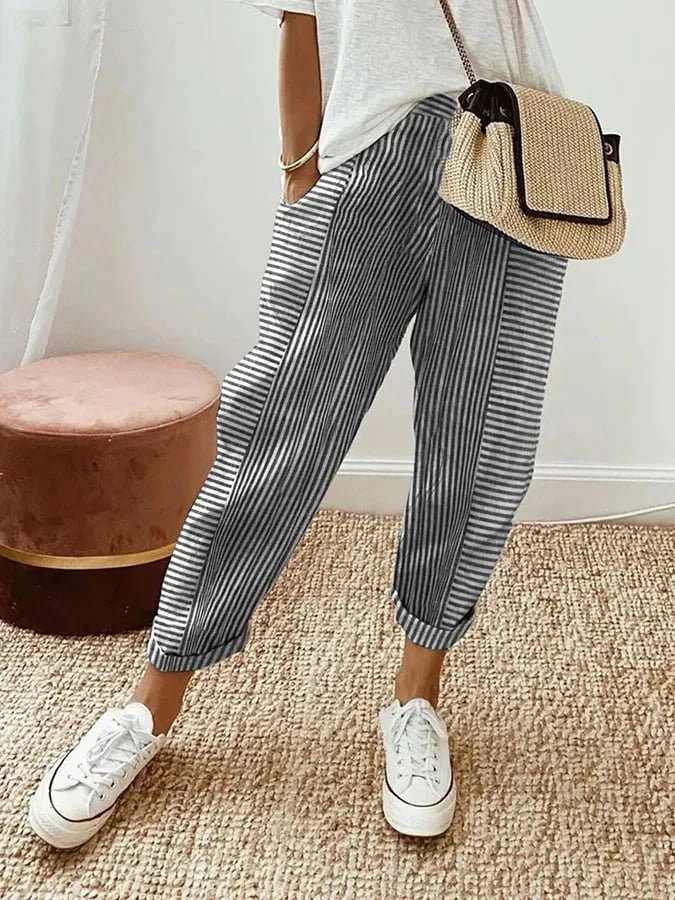 GABRIELLA | Striped Trousers