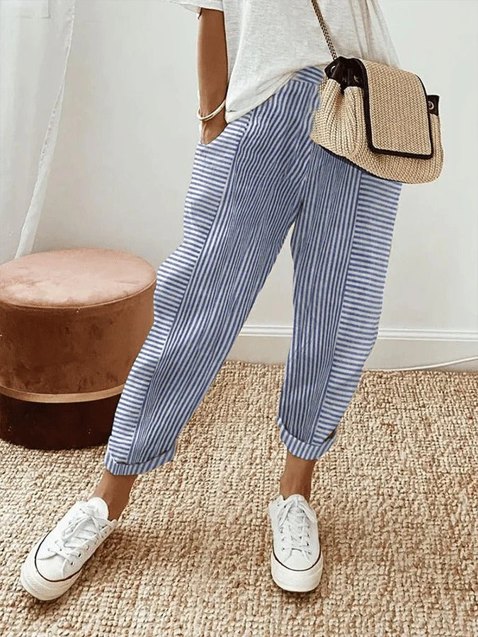 GABRIELLA | Striped Trousers
