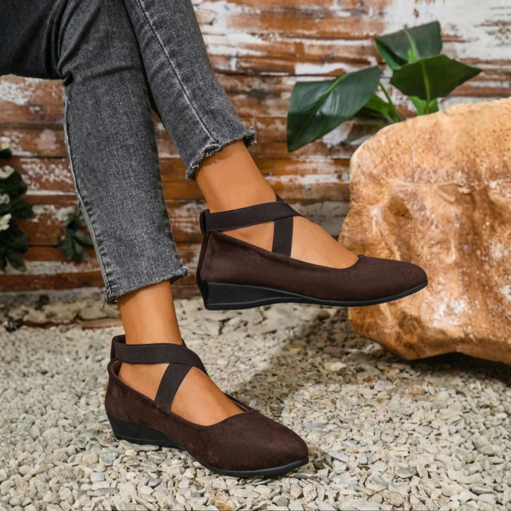 MARA - Comfy Closed Wedge Slip-On Shoes