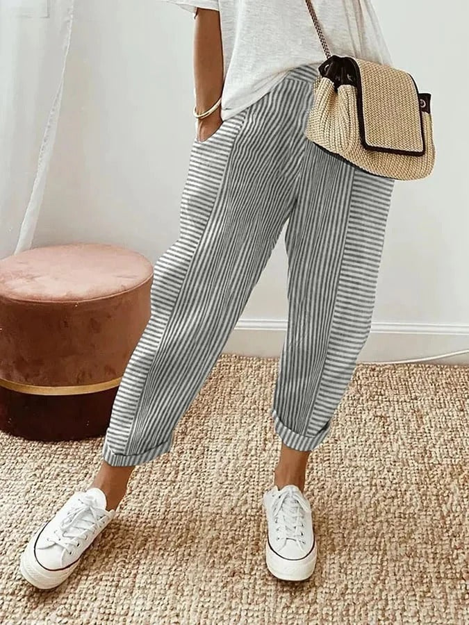 GABRIELLA | Striped Trousers