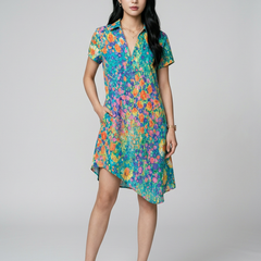ALLISON boho chic summer dress in multicolour