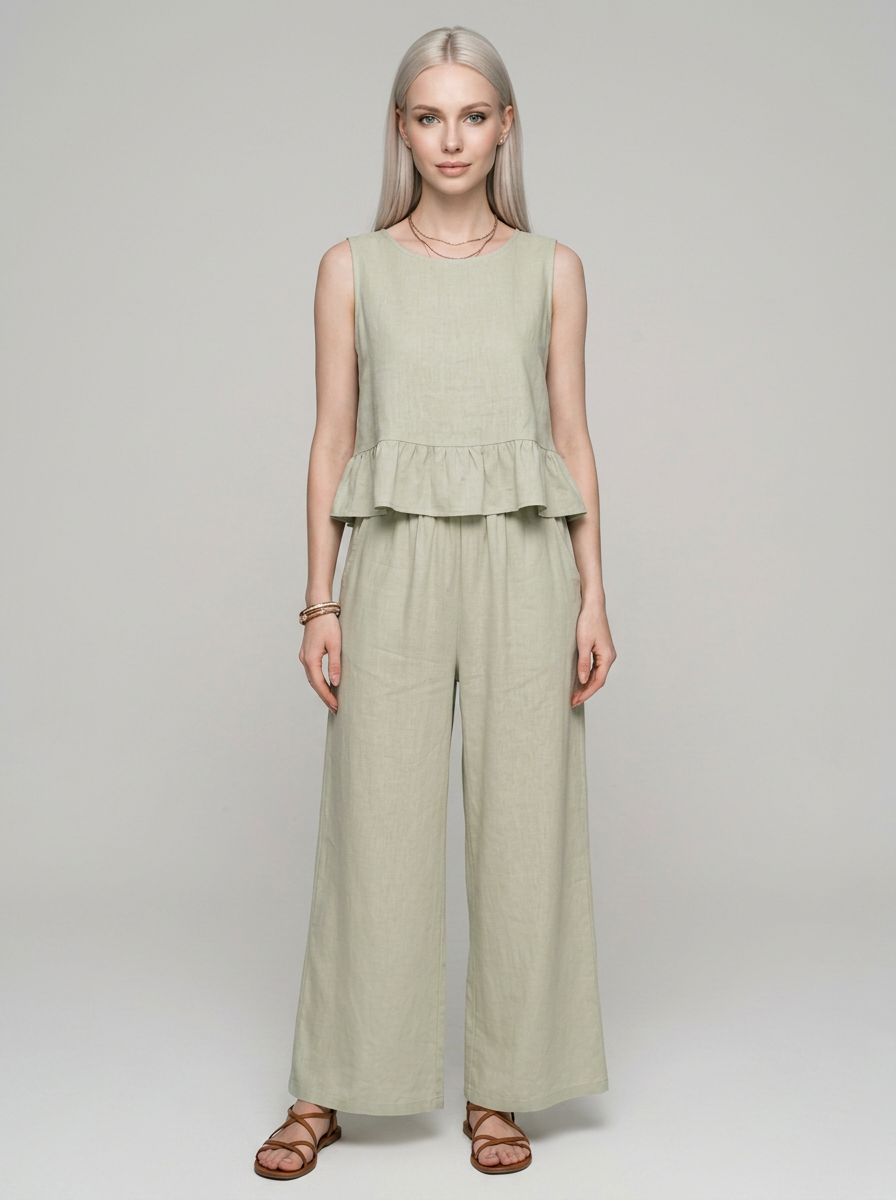 DENA casual sleeveless lounge set