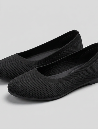 LINA Flexible & Stylish Comfort Shoes in Black