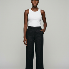 Black AURELIA casual trousers