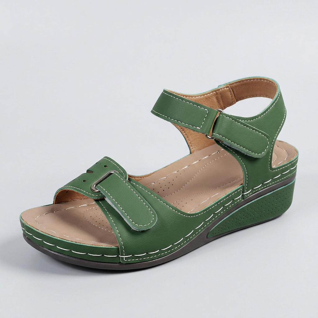 ELORIE Orthopaedic Comfort Sandals in Green