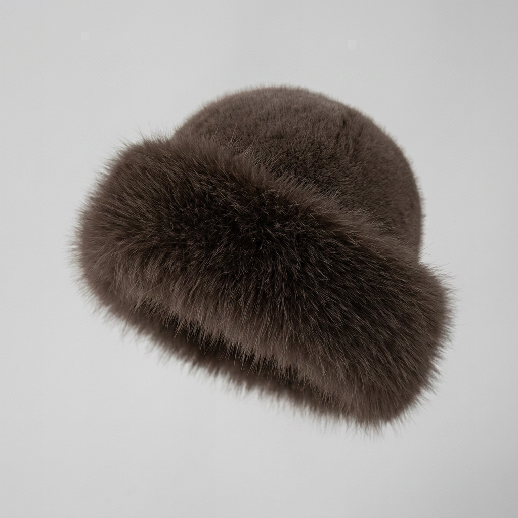 SOFIE Elegant Cozy Hat in Brown