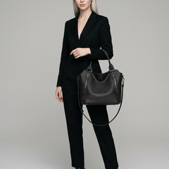 MARCELLA | The bag you reach for every day - Black - with model