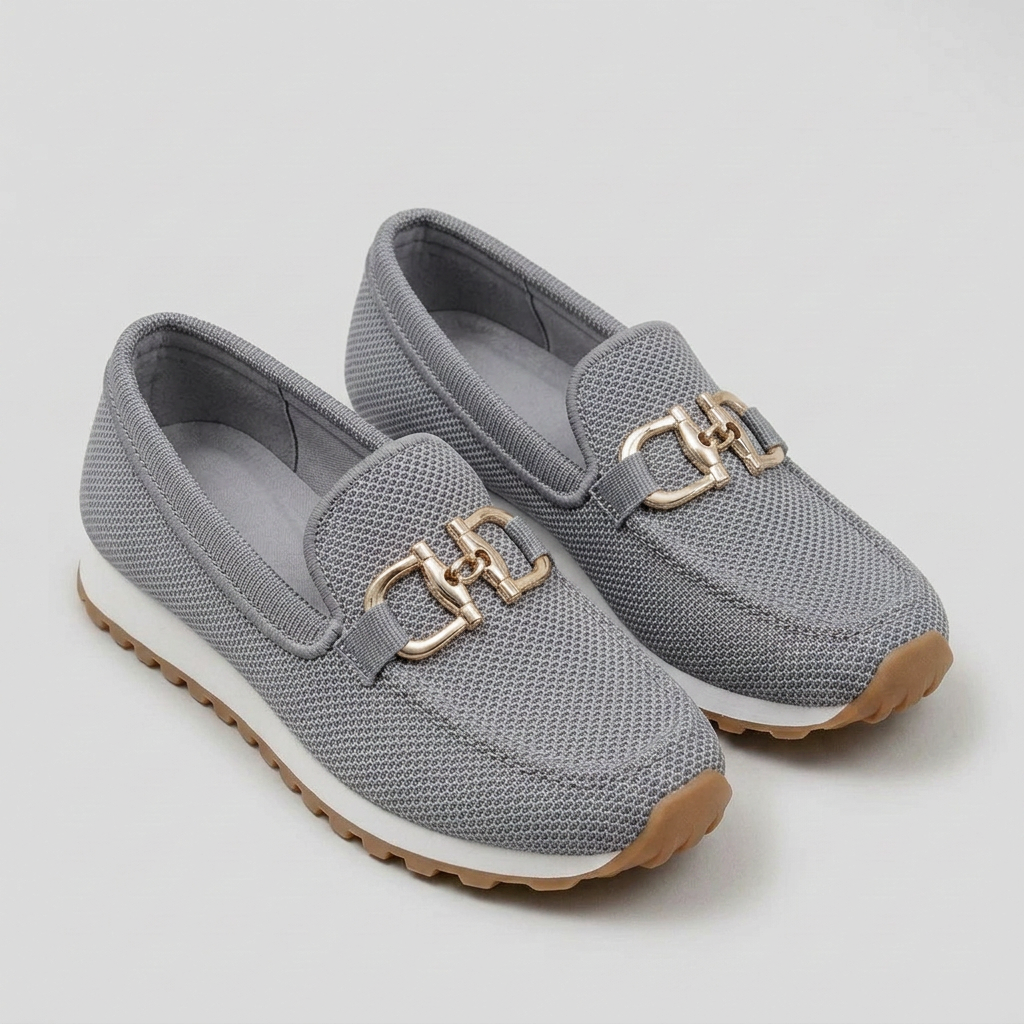 VELISSE Orthopaedic Loafer Sneakers in Grey