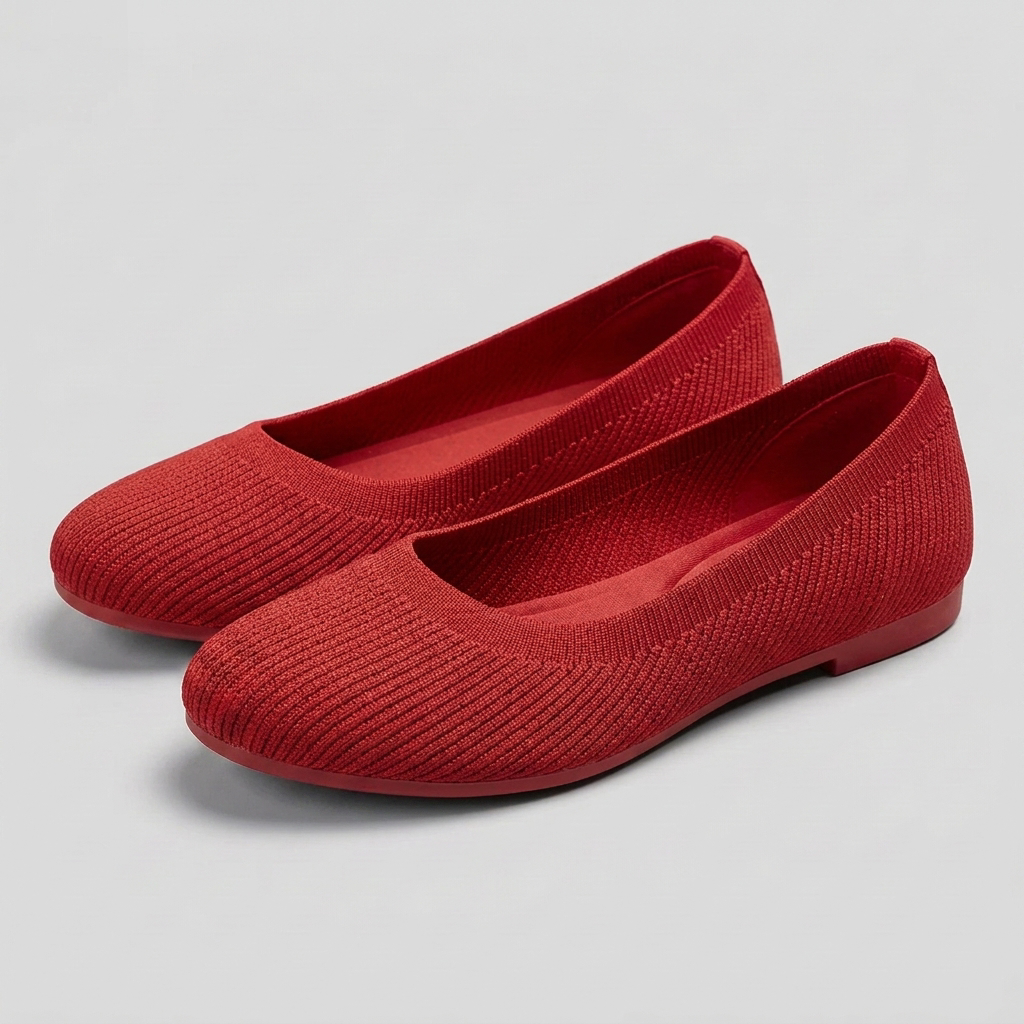 LINA Flexible & Stylish Comfort Shoes in Red