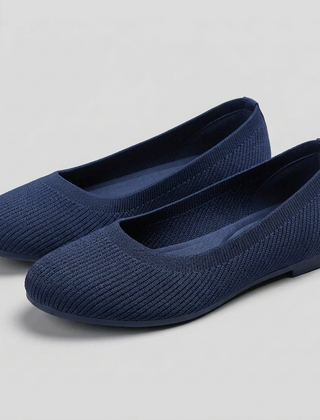 LINA Flexible & Stylish Comfort Shoes in Navy Blue