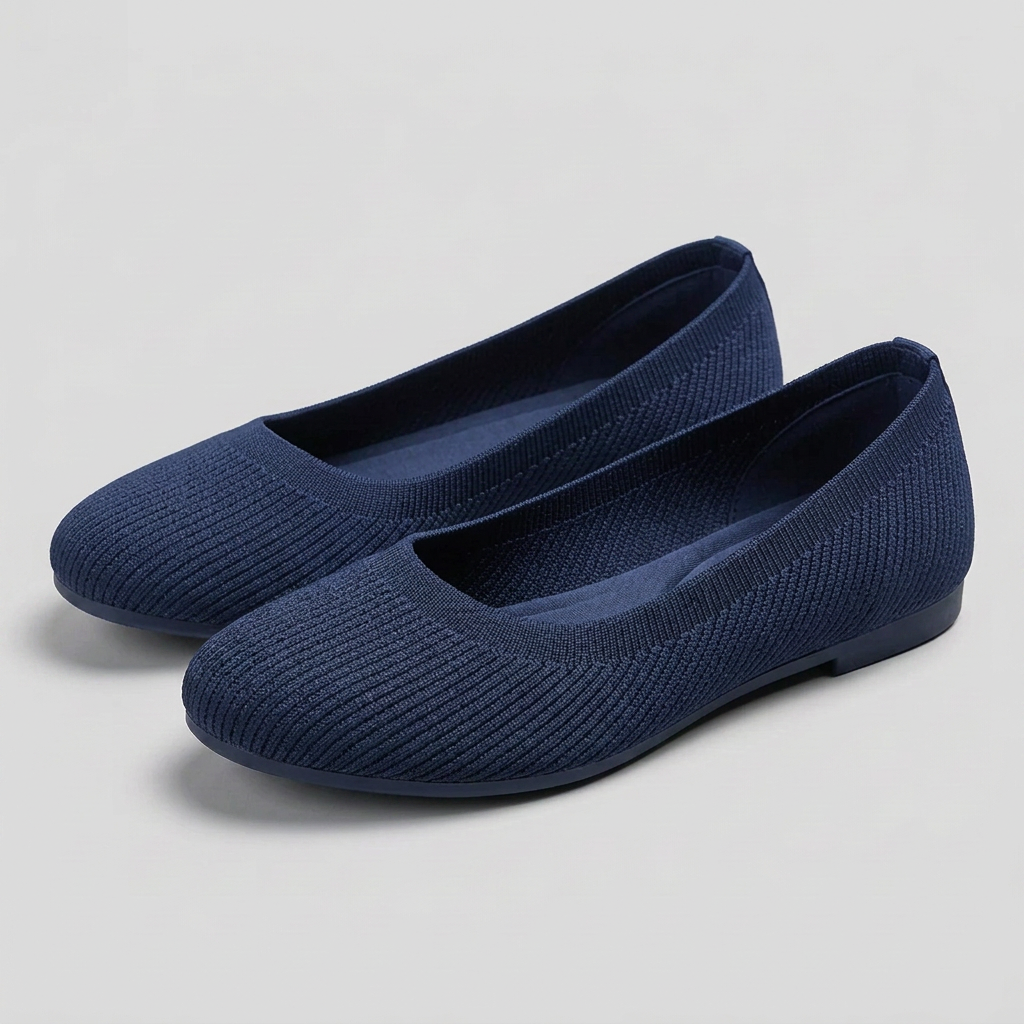 LINA Flexible & Stylish Comfort Shoes in Navy Blue