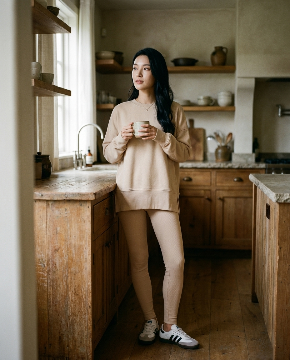 CATCHY - Long Sleeve Sweatshirt and Pants Set