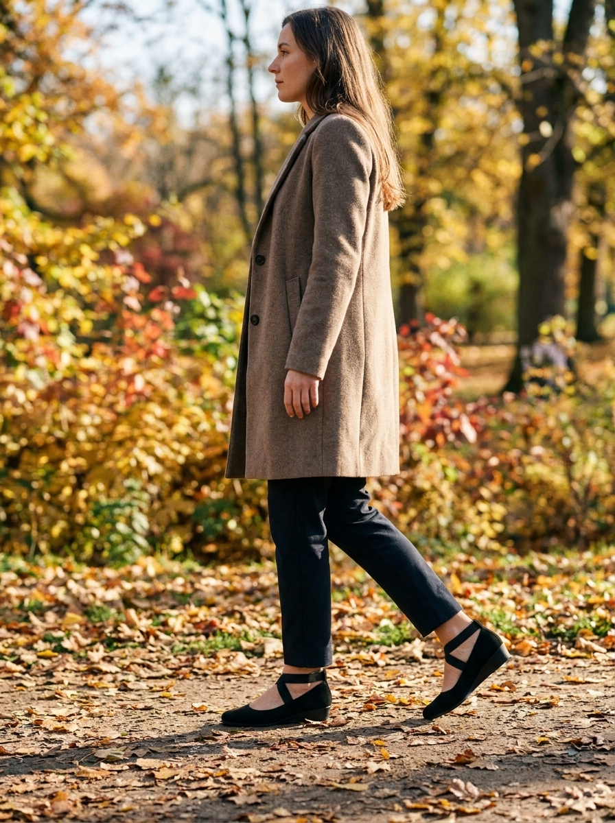 MARA - Comfy Closed Wedge Slip-On Shoes