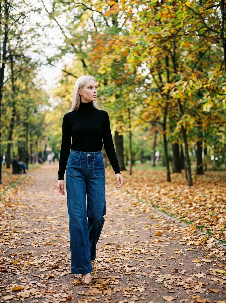LOVIA – Classic Retro Slim Fit High Waist Jeans