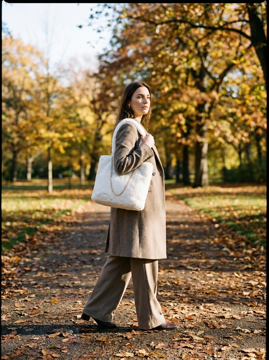 CHARLOTTE - Versatile Plush Velvet Shoulder Tote Bag
