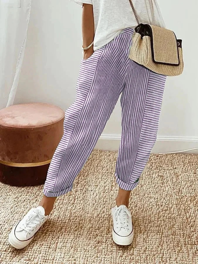GABRIELLA | Striped Trousers