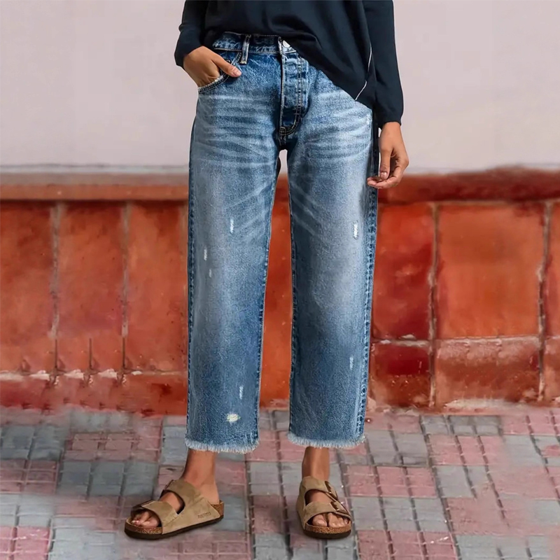 ANASTASIA | Retro Straight Leg Jeans