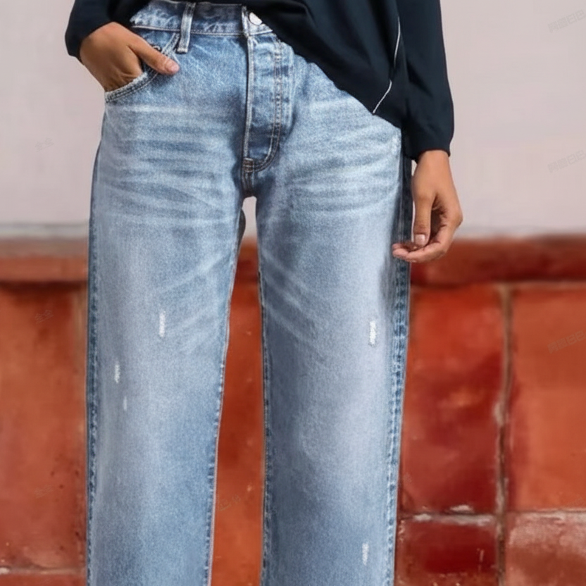 ANASTASIA | Retro Straight Leg Jeans