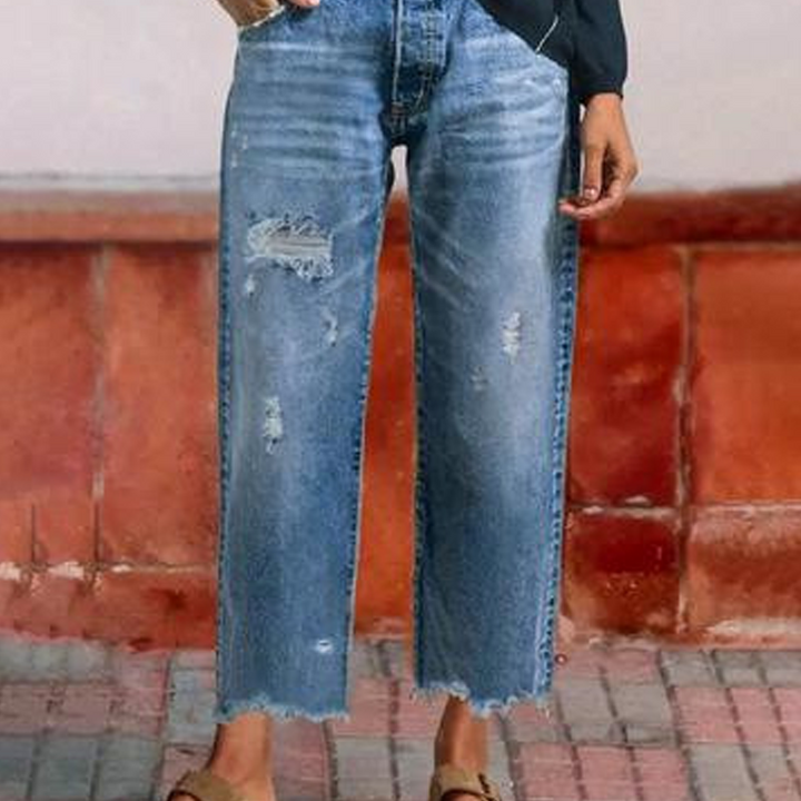 ANASTASIA | Retro Straight Leg Jeans